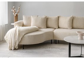 Бежов ъглов диван (ляв ъгъл) Vitoria – Scandic