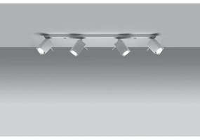 Бяло таванно осветително тяло Toscana - Sollux