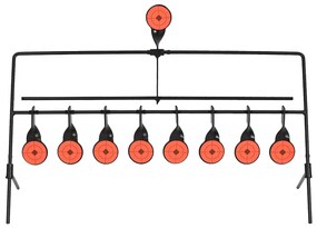 91932 vidaXL Автоматична мишена за стрелба с 8+1 ротационни цели