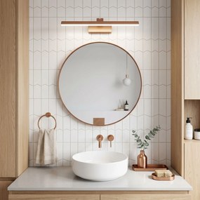 LED аплик за баня SWE013-1W 43cm BRUSH COPPER