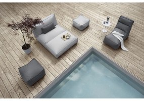 Светлосив градински шезлонг Cloud - Blomus