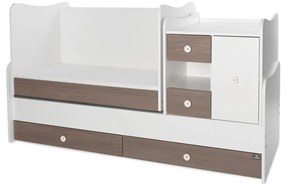 LORELLI Classic Трансформиращо се легло-люлка 190/72 см. MINI MAX БЯЛО/КАФЕ