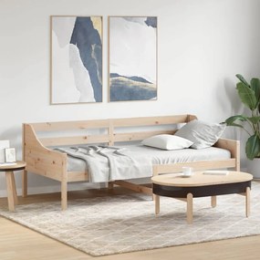 842826 vidaXL Дневно легло без матрак, 80x200 см, борово дърво масив