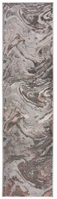Сива/бежова пътека 60x230 cm Marbled – Flair Rugs