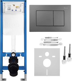 Комплект Структура за Вграждане за WC Slim 024N с Бутон J Titan