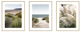 Картини в комплект 3 бр. 30x40 cm Beach – knor