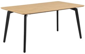 Трапезна маса с дъбов плот 90x160 cm Cadiz – Actona