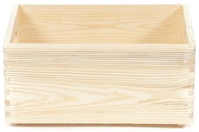 Кутия за съхранение от борова дървесина Custom, 30 x 20 x 14 cm - Compactor