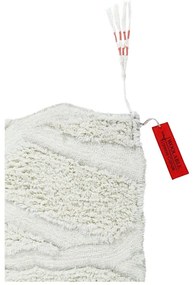 Бяла вълнена пътека подходяща за пране и ръчно изработена 70x200 cm Enkang Ivory – Lorena Canals
