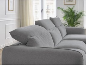 Сив ъглов диван Achille – Bobochic Paris