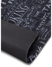 Черен килим 50x150 cm Wild Kitchen Board - Hanse Home