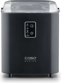 Ледогенератор Caso IceChef Compact 3401, 120W, 1 л, 12 кг/24 ч, 2 размера, Самопочистване, Компресорен, Черен мат