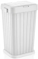 Horecano - Пластмасов кош за дрехи, 40л, 36,1x27,3xh58,1см, бял, HOME-(6139-W)