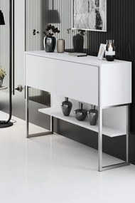 Скрин Luxe, цвят Сребърен Бял