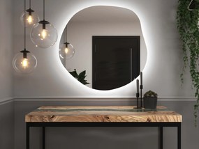 Огледало с органична LED подсветка A34 80x77