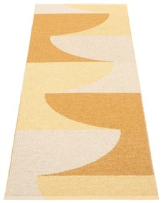 Пътека за открито и закрито в цвят жълта охра 70x180 cm Hill Ochre Pale Yellow – Pappelina
