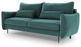 Петролно зелен разтегателен диван с място за съхранение Vermont - Cosmopolitan Design