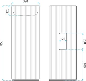 Свободностояща мивка REA Margarita