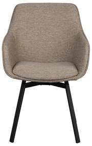 Бежови тапицирани трапезни столове в комплект 2 бр. Alison – Rowico