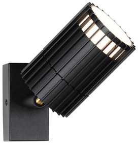 Дизайнерски външен таванен прожектор черен IP44 - Борис