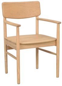 Трапезни столове в комплект от 2 бр. от масивен дъб естествени Maidstone – Rowico