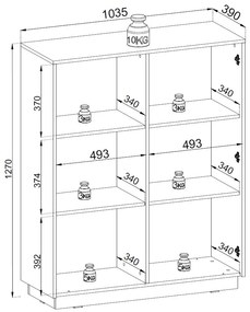 Бюфет Imperial long-Leuko