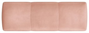 Розов кадифен подлакътник за модулен диван Rome Velvet - Cosmopolitan Design