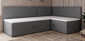 Ъглови боксспринг легла Бали-70x200-Grey