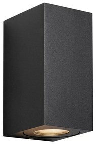 Nordlux - Външно стенно осветително тяло CANTO 2xGU10/28W/230V IP44 черно
