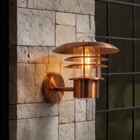 Винтидж външна стенна лампа медна IP44 - Prato