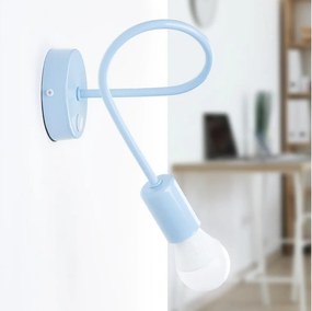 Гъвкава стенна лампичка OXFORD 1xE27/15W/230V синя