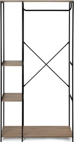 Черен стоманен комплект за коридор 90x170x40 cm Aris – Bonami Essentials