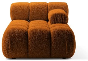 Оранжев модул за диван от букле (десен ъгъл) Bellis – Micadoni Home