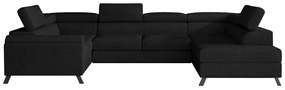 Разтегателен диван в П-образна форма  ESMADA, 336x92x200, sawana 14, десен