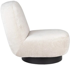 Кремаво кадифено кресло Eden - Zuiver