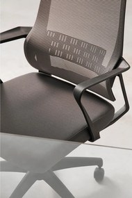 Черен тапициран офис стол Hoboken – Yes Everyday