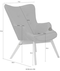 Тъмнозелено кадифено кресло Niko – Ropez