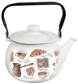 Horecano - Емайлиран чайник 2,5л "Cafe de Cherie" Н-(2710/2)