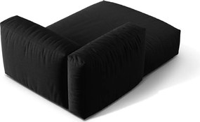 Черен модул за диван (ляв ъгъл) Martina – Micadoni Home