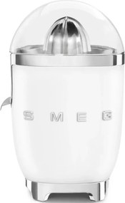 Електрическа цитрус преса Smeg CJF11WHMEU, 70 W, Антикапкова система, Противоплъзгаща се основа, Бял мат