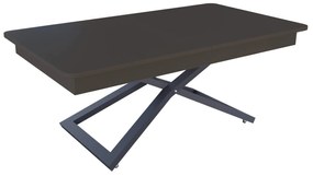 Разтегателна маса с повдигащ механизъм ВЕРОНА - МДФ мат базалт 166