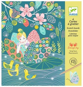 Djeco - Комплект скреч карти Езеро DJ09716