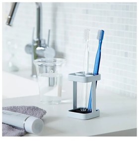 Бял държач за четки за зъби Slim Tower - YAMAZAKI