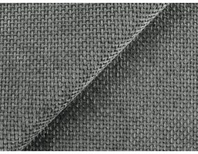 Сиво тапицирано двойно легло с място за съхранение и решетка 140x200 cm Keoni - Makamii