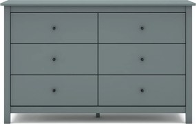 Скрин сиво-зелен от масивен бор 130x80x45 cm Misti – Marckeric