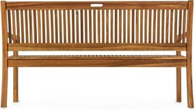 Градинска пейка от масивно дърво в естествен цвят Noemi – Bizzotto