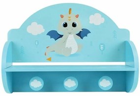 Стенна козирка Fun House Син Дървен MDF (33 x 46 x 15 cm)