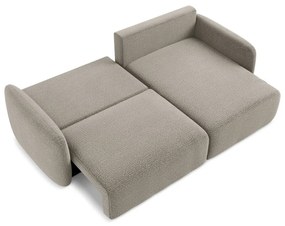 Бежов разтегателен ъглов диван с място за съхранение (десен ъгъл) Kalena – Makamii