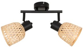 Atmosphera - Точково осветително тяло LIO 2xE14/25W/230V бамбук