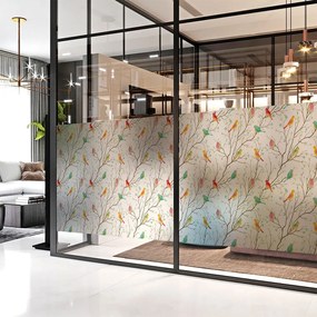 Стикер за прозорец 200x40 cm Birds in the Forest - Ambiance